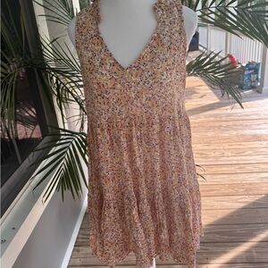 Wonderly Pink Floral Mini Dress